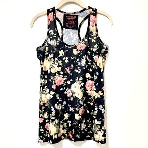 River Island Flower Tank NWOT - Size S